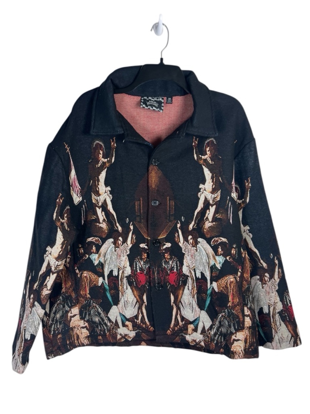 Rebel Vengeance Angels Art Print Tapestry Jacket Size M